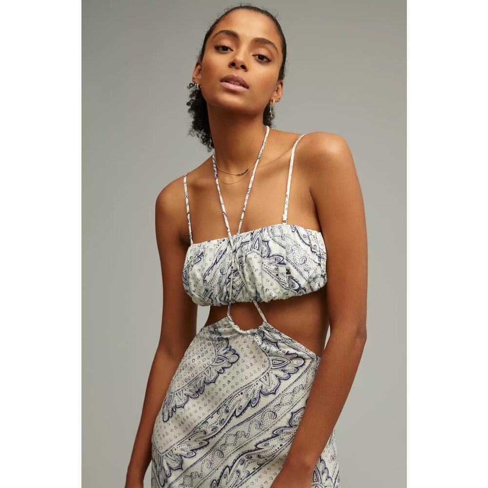 Anthropologie Suspender Skirt Set | 2-Piece Outfit | Chic & Feminine - Picture 3 of 4